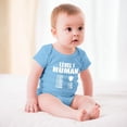 thumbnail image 3 of Human Level One - Baby Clothes - Funny Newborn Bodysuit Outfits for Boys And Girls Sky Blue-style 6months, 3 of 7