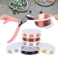 thumbnail image 4 of Fil d'Artisanat pour Bijoux, Fil pour Bijoux Mini Fil en Laiton pour Bricolage Artisanat Reapir, 4 of 8