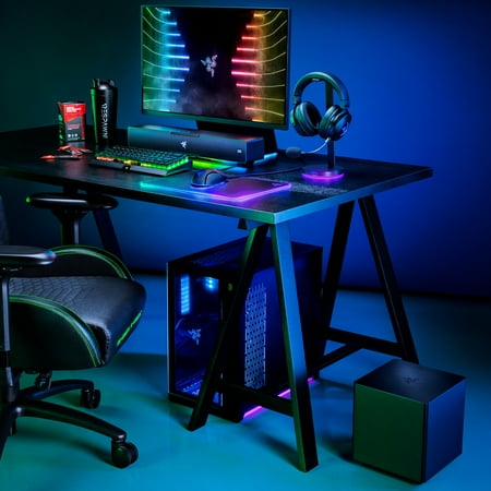 Razer - Leviathan V2 Bluetooth Gaming Speakers with RGB Lighting (2-Piece) - Black