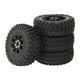 thumbnail image 3 of 4 piezas de neumáticos para coche RC, resistentes y de alto rendimiento, accesorios para coche RC, repuesto de actualización Negro, 3 of 8