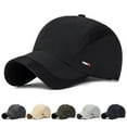 thumbnail image 4 of Unisex Quick Dry Cotton Sun Hat Baseball Cap Snapback Hats Mesh NAVY, 4 of 8