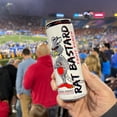 thumbnail image 4 of RAT BASTARD Energy Drink - Sugar-Free Caffeinated Beverage Infused with Vitamins and Amino Acids, Natural Caffeine to Boost Energy and Focus, Blood Orange Flavor, 12 fl oz Can (Case of 12), 4 of 7