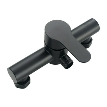 Nehlobo Bath Shower Faucet Black Stainless Steel Bathroom Bathtub Shower Faucet Shower Head