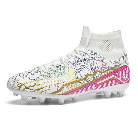 

Men s Soccer Shoes FG Soccer Cleats High Top Outdoor Indoor Professional Youth Boys Football Shoes Unisex