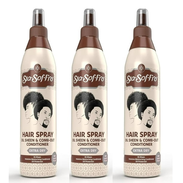 Spray para cabello y cuero cabelludo Sta-Sof-Fro X-Dry 480 ml (paquete de 3)