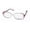 blush / crystal, variant on ELEGANCE EL211 EYEGLASS FRAME/GLASSES CLASSIC EYEWEAR FOR WORK/SCHOOL/GIFT CUTE