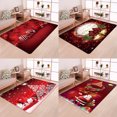 thumbnail image 3 of Faithtur Christmas Carpet Non-Slip Mat Rugs Xmas Rectangle Floor Carpet, 3 of 3