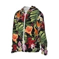 thumbnail image 2 of Haiem Watercolor Tropical Flowers UPF 50+ Fishing Shirts for Men Long Sleeve UV Sun Protection Hoodie Non-Mask Outdoor Hiking Shirts, 2 of 9