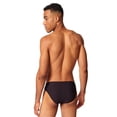 thumbnail image 4 of SKINY Slips para hombre, pack de 2 – slip brasileño, algodón stretch, single jersey Negro/Blanco L (Large), 4 of 5