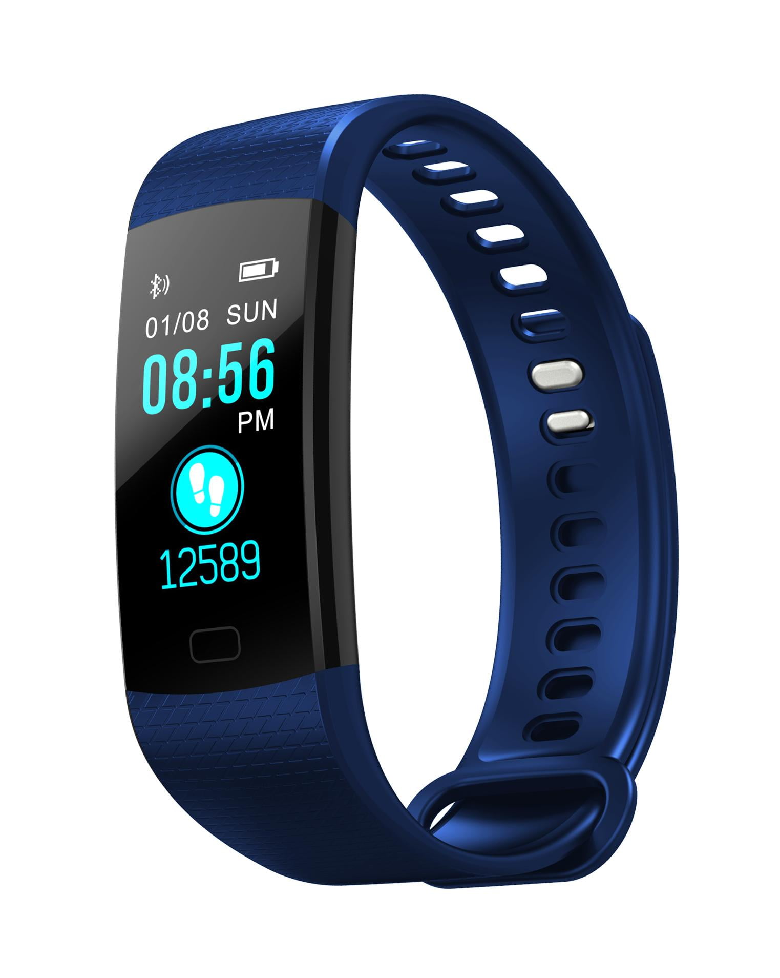 Schaken Atlantische Oceaan idee Fitness Tracker HR, fitness tracker with blood pressure monitor, Smart  Fitness Band with Step Counter, Calorie Counter, Pedometer color screen  (BLUE) - Walmart.com