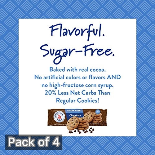 Voortman Sugar-Free Chocolate Chip Cookies (Pack of 4)