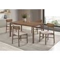 thumbnail image 2 of Parkridge 5-piece 59-inch Wood Dining Set Natural Walnut, 2 of 15