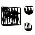thumbnail image 3 of 1pc Iron Napkin Holder Square Furniture Pattern 220x90mm for DIY, 3 of 7
