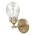 thumbnail image 3 of Aspen Creative 62246, 1-Light Bathroom Vanity, 5" Wide, Transitional Design, Antique Brass, 3 of 5
