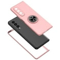 thumbnail image 4 of SaniMore for Samsung Galaxy Z Fold 3 7.6" 2021 Case with Magnetic Car Mount 360°Rotating Kickstand Anti-scratch Anti-shock Drop Resistant Slim Folding Case for Samsung Galaxy Z Fold 3, Pink, 4 of 9