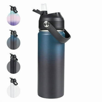 Owala Insulated 16 oz Black Stainless Steel Water Bottle - Walmart.com