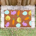thumbnail image 2 of 1pcs Happy Easter Natural Coir Door Mat Cartoon Bunny Pattern Welcome Mat Entrance Door Rugs For Indoor Outdoor Home Bathroom Decor, 2 of 5