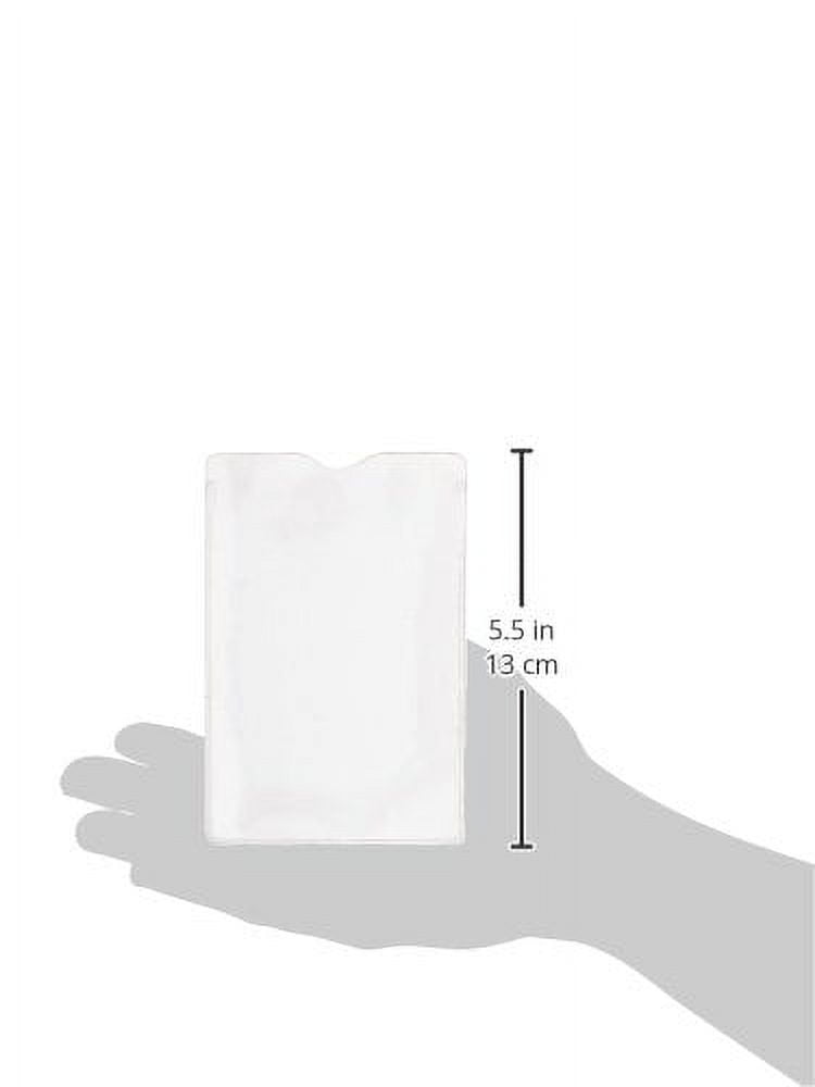 Utili-Jac Heavy-Duty Clear Plastic Envelopes, 3 x 5, 50/Box -OXF65005