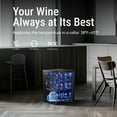 thumbnail image 3 of Yeego Wine Cooler, 20 Bottle Freestanding Wine Refrigerator, 3 of 10