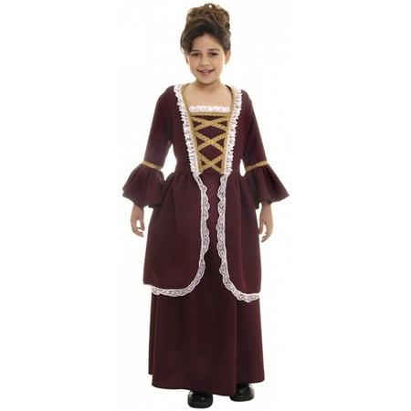 Girl's Colonial Halloween Costume