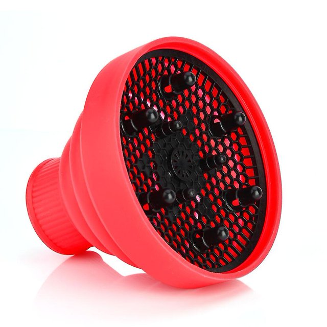 Secador de pelo Difusor Secador de pelo Cubierta del ventilador Secador de pelo Campana Secador de pelo Soplado (rojo) ER