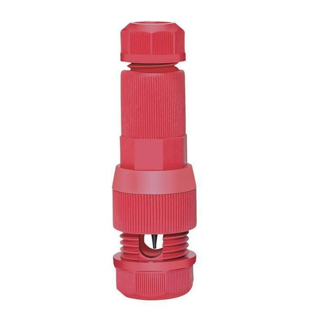 Birdeem 10Pcs Quick Puncture Connector View Light Cable Connector Patio View Light Paralleling Fixture Screw-Less Swivel Puncture Wirer