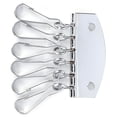 thumbnail image 1 of De Llaves Cartera Bolsa De Cuero Hardware Llavero Organizador Titular 6 Ganchos Clip De Cierre, 1 of 7