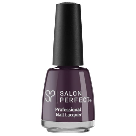 Salon Perfect Nail Polish, Eggplant, Throwback 187, 0.5 fl oz