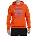 thumbnail image 2 of Wild Bobby, Fighting Cancer And Still Sexy, Breast Cancer Awareness, Unisex Graphic Hoodie Sweatshirt, Orange, X-Large, 2 of 5