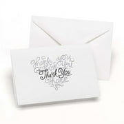 Le Prise Heartfelt Thank You (Set of 50)