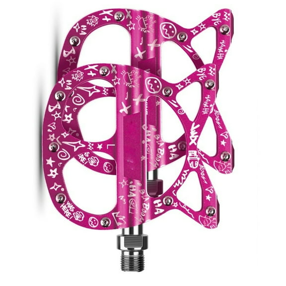Aluminum Alloy Bicycles Cats Shape Pedals 3 Bearings Cycling Platform Pedals Nonslip Bicycles Pedals for Road Bike Part