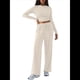 thumbnail image 2 of Conjunto Deportivo Y2K de Dos Piezas para Mujer, con Larga, Top Ajustado y Pantalones Anchos, Ideal para y Otoño Albaricoque L, 2 of 8