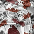 thumbnail image 5 of Ambesonne Halloween Window Valance, Roses Gothic Skull, 54" X 18", Grey, 5 of 5