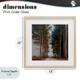 thumbnail image 4 of Stupell Industries Modern Tall Trees Pathway Birch Framed Print Under Glass, 13 x 13, by Kim Curinga, 4 of 8
