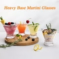 thumbnail image 4 of Wayeept Stemless Martini Clear Glasses, Set of 4, 4 of 9