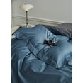 thumbnail image 4 of Zhuge Bed Sheets Set, Bedding Sheets Pillowcases Kit, Twin Bed Set, Hotel Bedding, Home Decor(Blue), 4 of 5