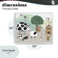 thumbnail image 4 of Stupell Industries Cottage Down At The Farm White Framed Giclee Art, 30 x 24, by Carla Daly, 4 of 8