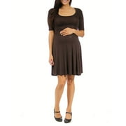Women's 3/4-sleeve Maternity Dress