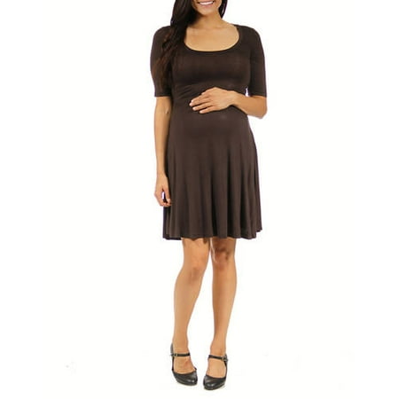 Women's 3/4-sleeve Maternity Dress
