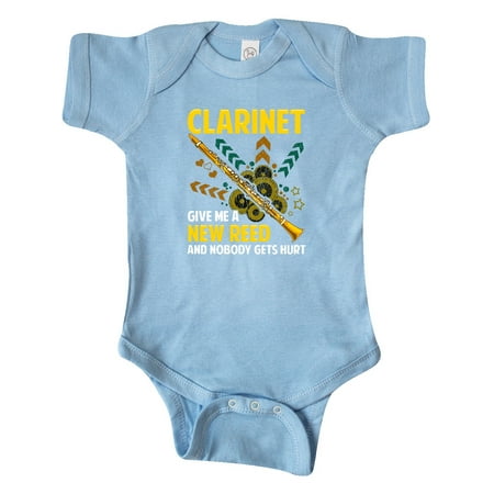 

Inktastic Clarinet Funny Reed Joke Clarinetist Gift Gift Baby Boy or Baby Girl Bodysuit