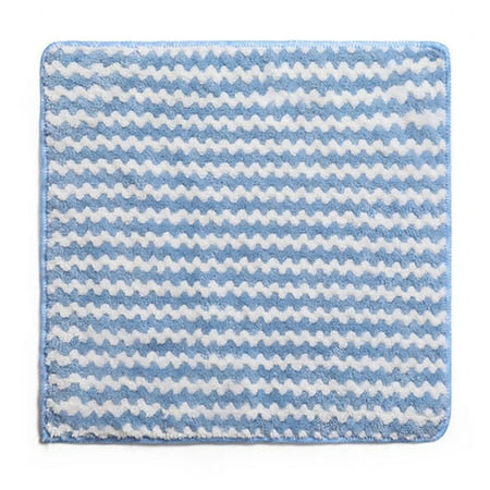 

Coral Plush Thickened Cleaning Cloth Super Absorbent Kitchen Dishcloth Quick-Drying Soft Kitchen Cleaning Towel for Washing Dishes