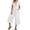 White, variant on Denim Jumpsuits for Women Deep V Neck Short Sleeve Baggy Jeans Bow Tie Summer Wide Leg Capri Jumpsuit with Pockets Black XL