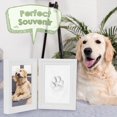 thumbnail image 4 of JUNWELLPet Paw Print Keepsake Kit  Dog Memorial Picture Frame with Imprint Clay Personalized Gifts, 4 of 7