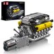 thumbnail image 1 of Juego de bloques de construcción Mould King V12 Engine 1260 piezas con motor, 1 of 6