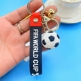 thumbnail image 3 of Cute Soccer Ball Keychain For Boys And Girls, Perfect Bag Charm And Key Accessory For Sports Fans - Jxlgv, 3 of 5