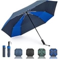 thumbnail image 1 of FZC-54 Pouces Grand Parapluie de Golf Automatique Carré 3 Plis Parapluie Coupe-Vent Compact Parapluies de Voyage, 1 of 4