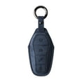 thumbnail image 3 of yotijar Car Key Fob Cover Suede Smart Key Protector for Byd Plus Atto 3 Dolphin Navy Blue, 3 of 8