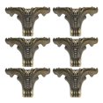 thumbnail image 1 of 6PCS 30x42mm Furniture Support Feet Zinc Alloy Tiger Feet Shape Gift Box Decoration Legs Sofa Accessories Dark, 1 of 3