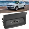 thumbnail image 4 of Rear USB Socket Charging Kit, Lightweight Wear  Durable Anti Aging Rugged 8K0973754  For Car Interior Accessory Replacement For KODIAQ KAROQ 2017+, 4 of 8