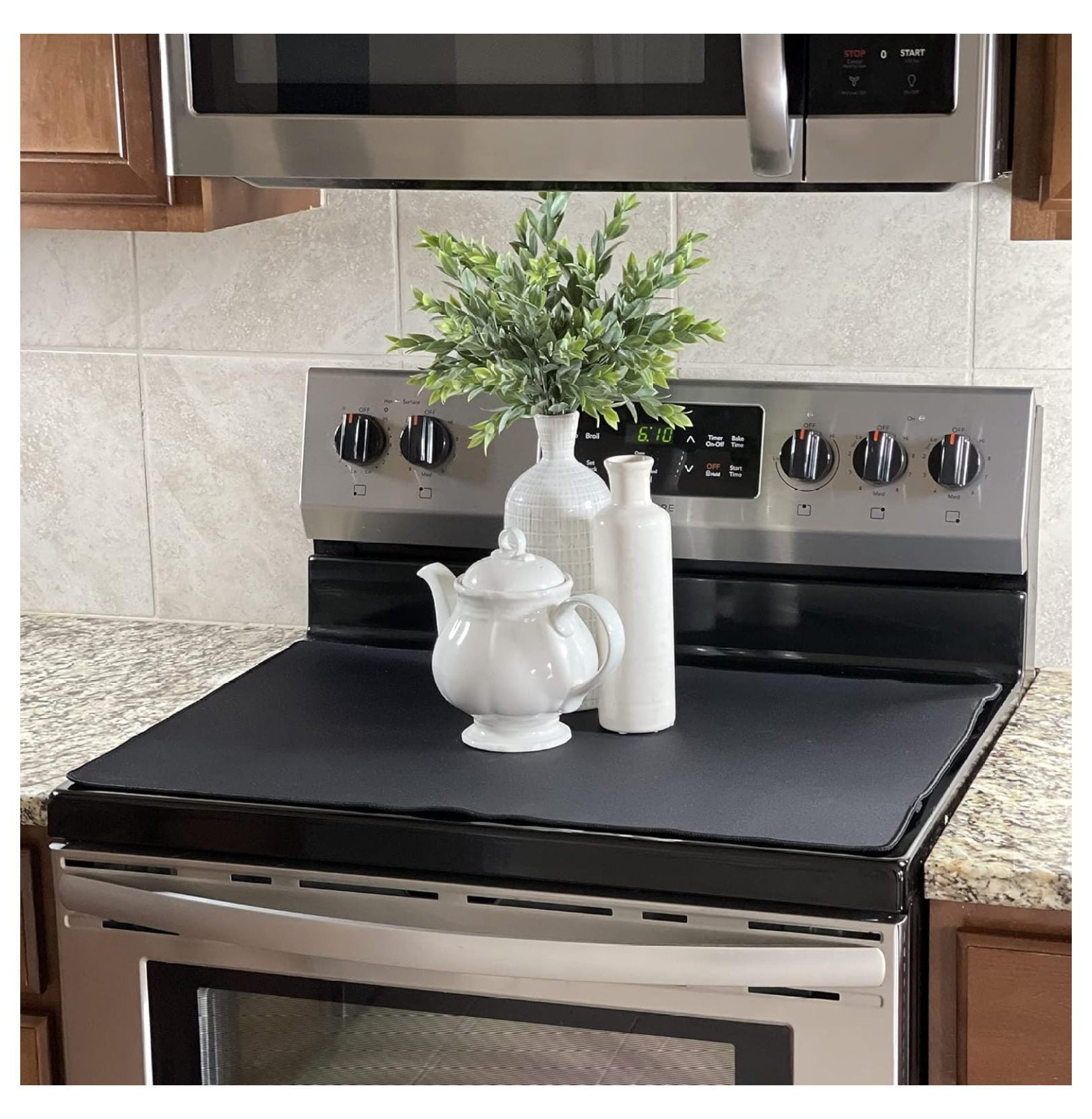 Glass Top Stove Protector - (28.75x20.5) - Electric Stove, Glass Top Stove, Ceramic Glass Cooktop Protector, Full Stove Cover, Flat Top Oven/Range Protector – Large